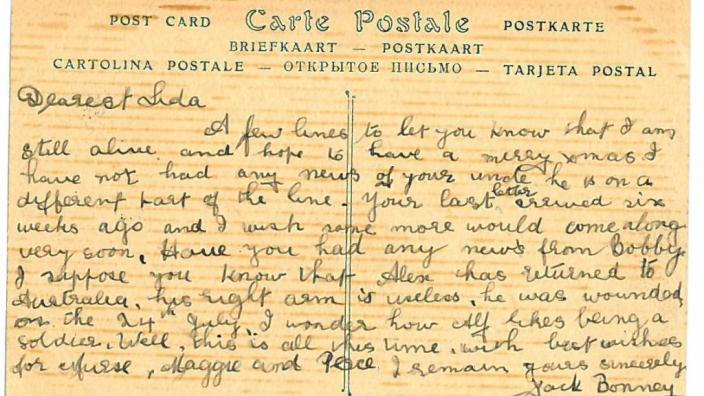 One Hundred Postcards from WWI front line | Western Australian Museum