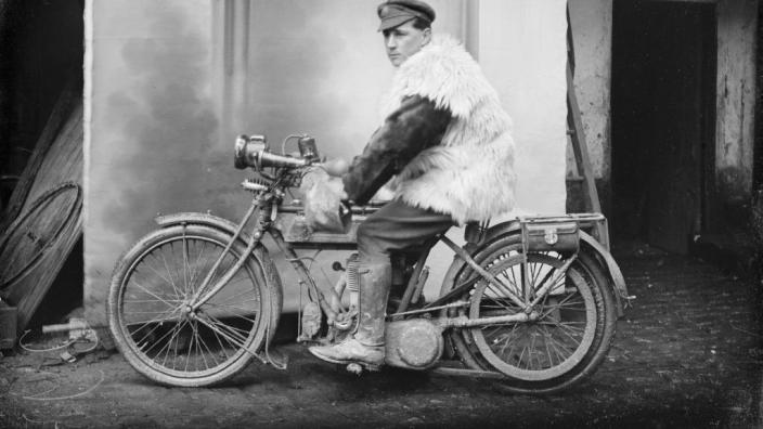 Corporal James Davie Renner, 4th Divisional Signals Company, of Fremantle, Western Australia. Corporal Renner is appropriately dressed in a sheepskin vest during what was one of the coldest winters in decades on the Somme.