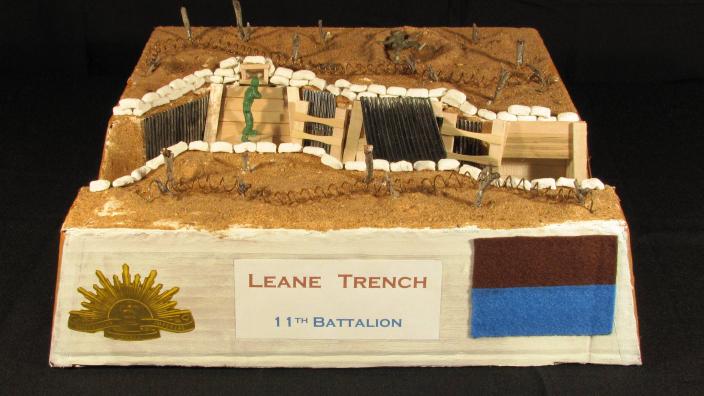 Overall winner Achaius Hall’s three-dimensional model of Leane’s Trench