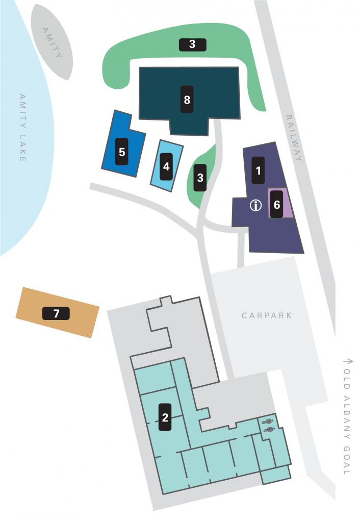 Site Map for the Museum of the Great Southern