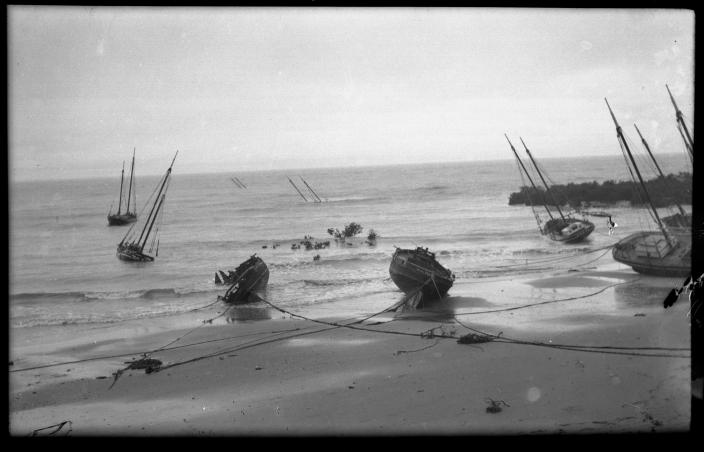 Image of the aftermath of a cyclone. 