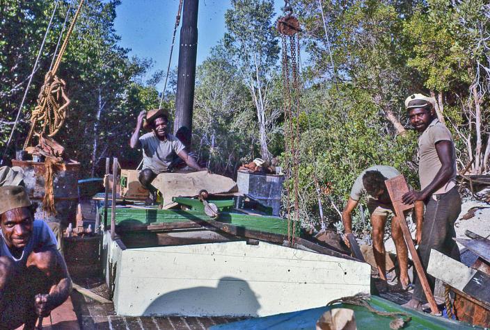 Image of people on a boat. 