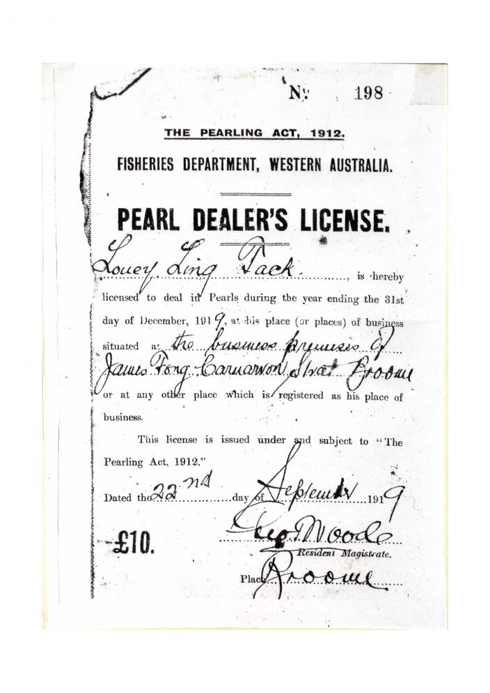 Pearl dealers license