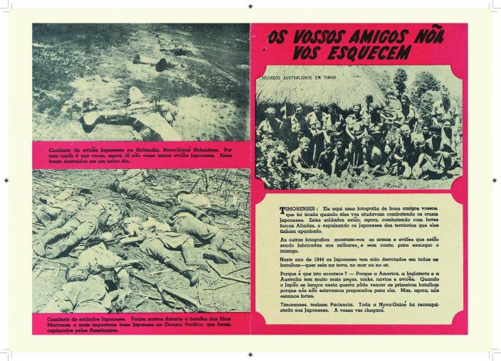 Allied wartime propaganda leaflet