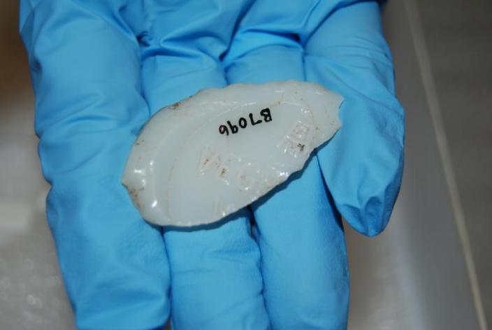 A Kimberley Point made from a Vegemite jar