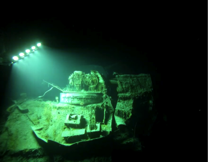 ROV arriving at HMAS Sydney