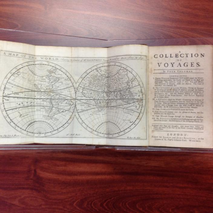 William Dampier’s 1729 Collection of voyages in four volumes