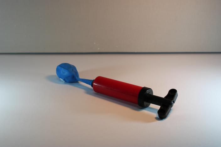 balloon and hand pump