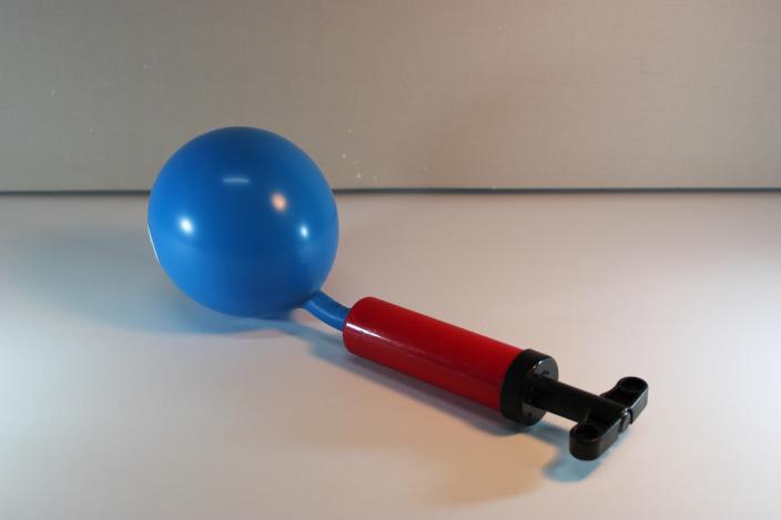 balloon and hand pump