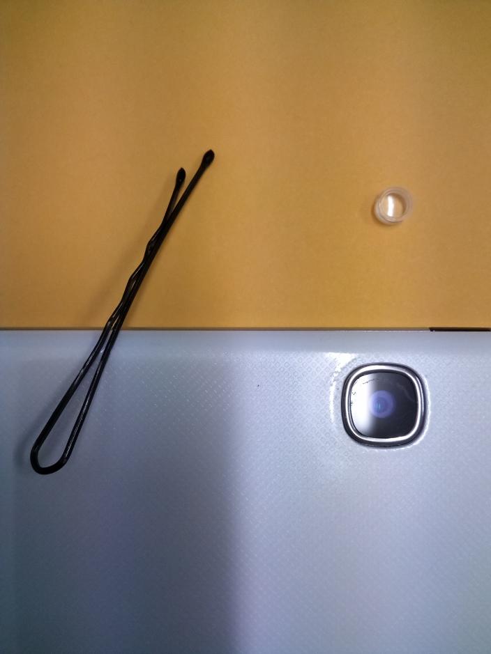 bobby pin lens and camera phone