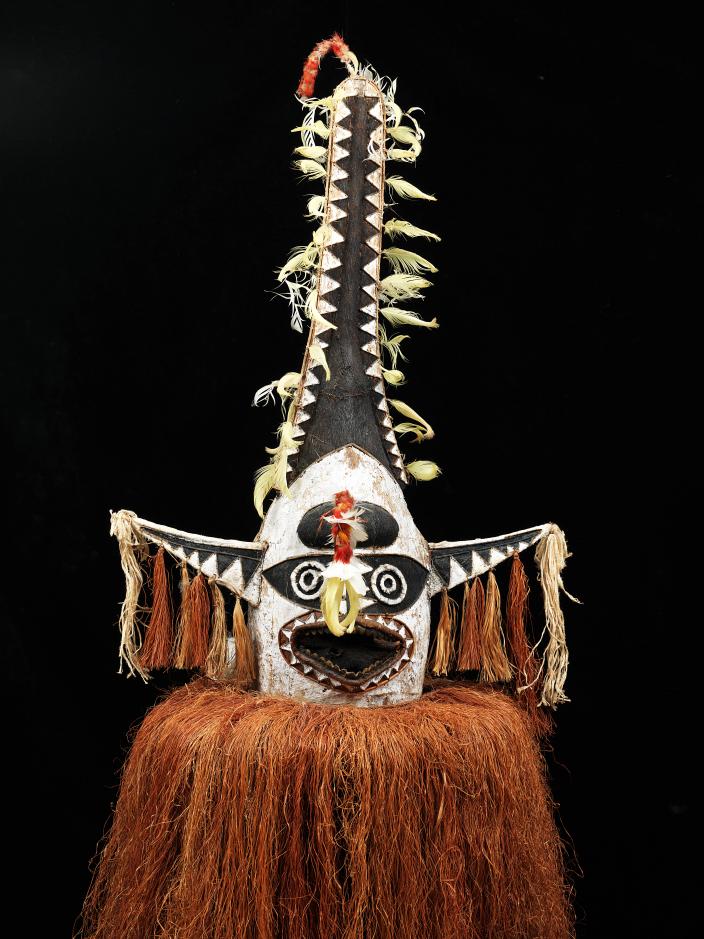 Eharo Mask, donated by Mr Kevin Lock. Collected from the Orokolo Bay Region, PNG