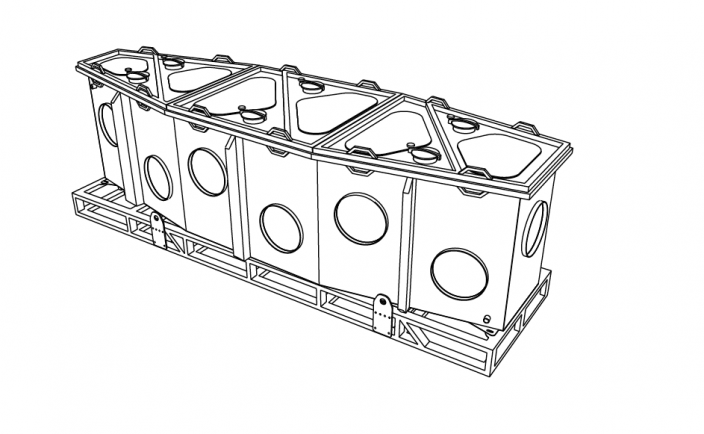 Outline of the Megamouth specimen tank