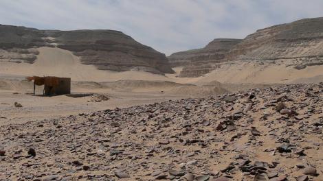 A sweeping landscape of Egypt