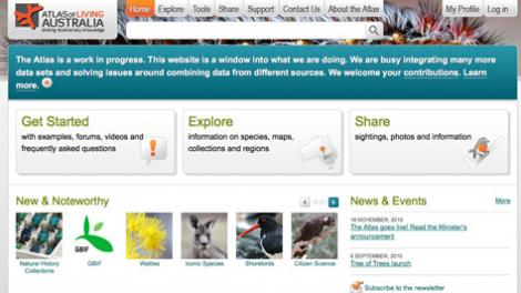 Screen grab of the ALA homepage