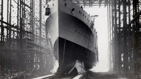 Launch of the HMAS Sydney (II), 22 September 1934