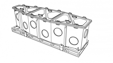 Outline of the Megamouth specimen tank