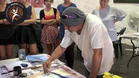 Man giving an Art Class