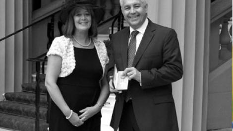Alec Coles receives his Order of the British Empire
