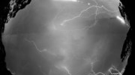 360 degree image of the night sky