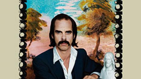 Stylised portrait of Nick Cave