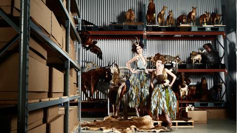 Aurelio Costarella: A 30 Year Retrospective - fashion shoot at the WA Museum