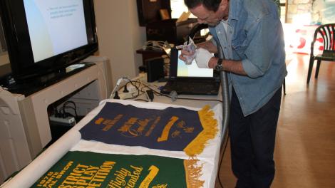 Kimberley workshop with the WA Museum - learning materials conservation techniques