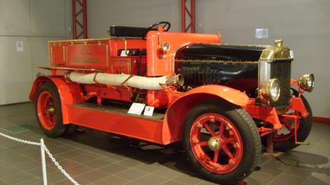 An historic fire engine