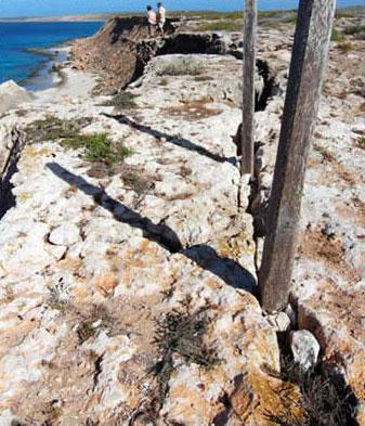 Shoreline at Cape Inscription