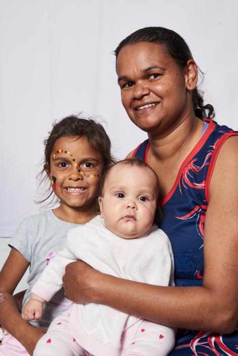 Potrait of Joanne, Abbie and Ava