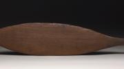 Spearthrower of Eucalyptus marginata, swamp jarrah, King George Sound, 1870. 