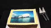 Farewell cake featuring the Western Australian Maritime Museum