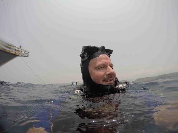 Ross Anderson diving