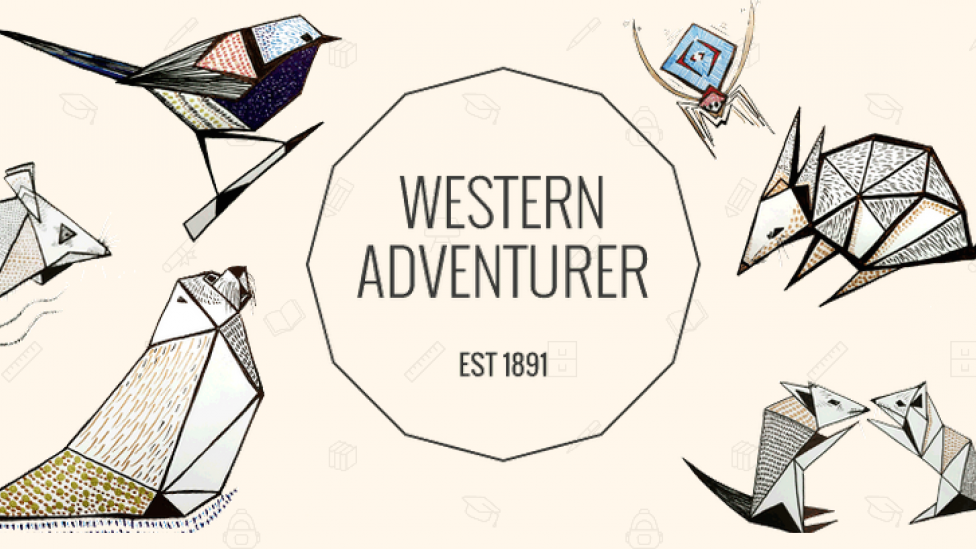 Image of a webpage heading with animals images