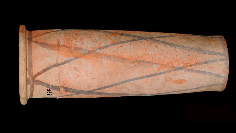 An ancient Egyptian jar