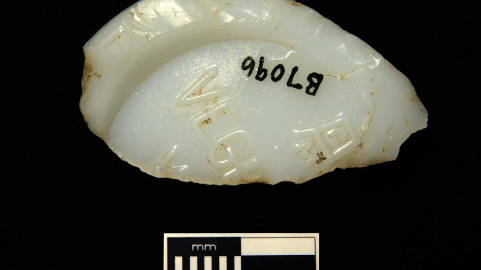Glass that has been split in a precise manner