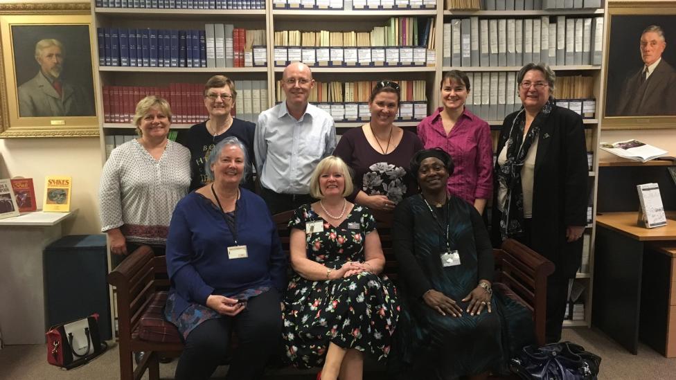 Curtin IS alumni tour group, with Bobbie Bruce centre