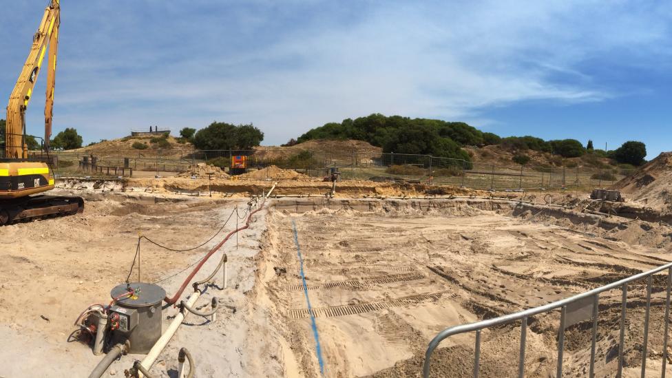 Samuel Wright excavation site in Bunbury