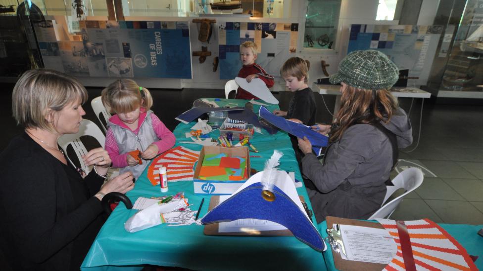 Enjoy fun activities for the kids at the Shipwreck Galleries these holidays