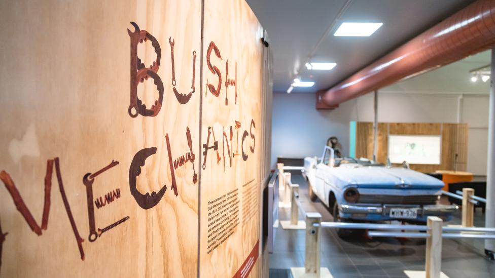 Bush Mechanics the exhibition on display