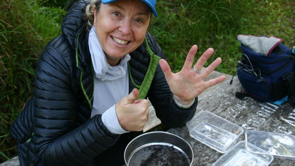 Curator of Molluscs at the WA Museum Dr Lisa Kirkendale 