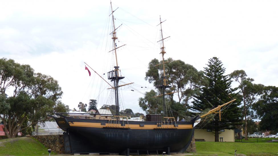 Brig Amity replica in Albany