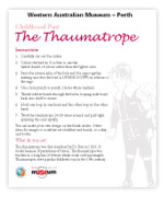 Build your own Thaumatrope - kids games from the 19th century
